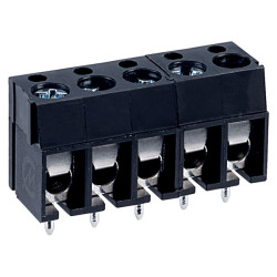 CamdenBoss CTB1201/5BK 5 Way 16A Low Profile Terminal Block 5mm Pitch