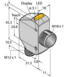 Turck Laserowy czujnik odległości Q4XTULAF500-Q8