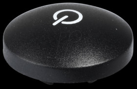 1ZCS09123 1ZCS cap for Multimec 5 - Ø 14.3 mm, black, power symbol