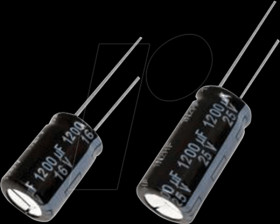 EEUFS1A122L E-Cap, radial, 1,2 mF, 10 V, RM 3,5, 105°C, 8000 h, 20