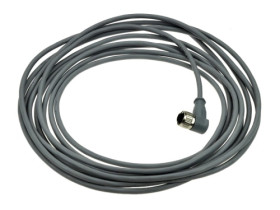 43-10190 przewód połączeniowy do czujników serii M12, 4 pin; złącze gniazdo kątowe; przewód 5m