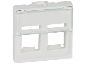 MOSAIC Adaper złączy podwójnych keystone biały 078610 LEGRAND