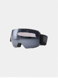 GOGLE NARCIARSKIE Z POWŁOKĄ LUSTRZANĄ UNISEKS - CZARNE 4FWAW24AGOGU043-20S
