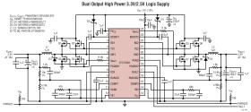 Dual 550kHz Synchronous 2-Phase Switching Regulator Controller