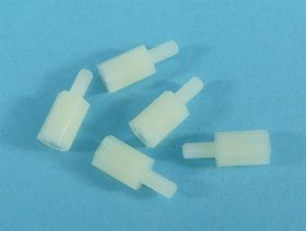 M3x09 W-Z KOŁEK DYSTANS.100szt TWORZYWO