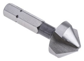 Wiertło EXACT śr.trzpienia: 6,35 mm śr. głowicy: 16.5mm kąt: 90° l. żłobków: 3 dł. całkowita: 40 mm HSS