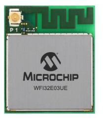 Moduł WiFi WFI32E03UE-I, 802.11b/g/n, IEEE 802.11, I2C, SPI, UART, USB, 3 → 3.6V, Microchip