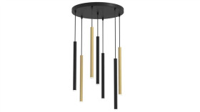 Lampa Wisząca Monza Brass 7Xg9 Max 8W Led Mlp8843 Milagro