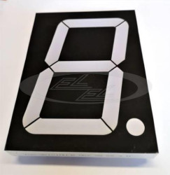 TOS-40101DH-B wyświetlacz LED wysokość cyfry 101,60mm (4") wspólna anoda czerwony OASIS