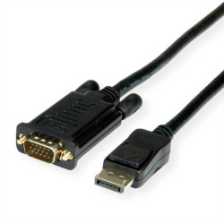 VALUE Kabel DisplayPort - VGA, M / M, zwart, 2 m