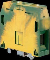 Protective conductor terminal, screw connection, 16-95 mm², 2 pole, 8 kV, yellow/green, 1SNK522150R0000