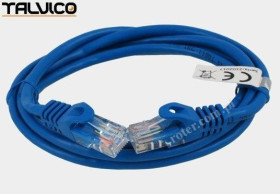 Patch cord UTP kat.5e CCA 1,5m niebieski 5P31