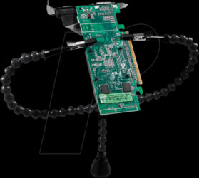 1533790 PCB holder with two clamps, magnetic base and very flexible help