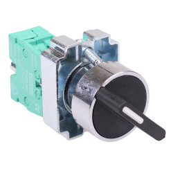 Techna PtecMetSN2F 2 Position Metal Selector Switch 10A 1NO