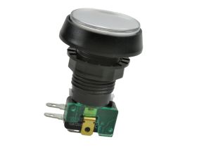 Przełącznik; przyciskowy; 910-2-10-1C2 WHITE 24V LED; ON-(ON); biały; podświetlenie LED 24V; biały; konektory 4,8x0,8mm; 2 pozyc