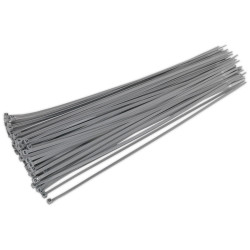 Sealey CT38048P100S Cable Ties 380 x 4.8mm Silver Pack Of 100