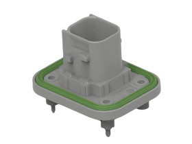 Wtyk PCB 6-pinowe raster: 6mm 2-rzędowe TE Connectivity Montaż na panelu Żeński 10A