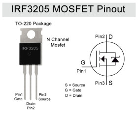 TRANZYSTOR IRF3205 N-Channel MOSFET 110A 55V 200W