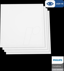 600111 LED panel, 36 W, 3600 lm, 3000 K, pack of 4