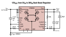 36V, 8.5A Buck-Boost μModule Regulator
