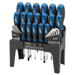Draper 81294 Soft Grip Screwdriver, Hex Key and Bit Set (44 Piece)