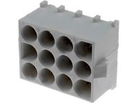 TEC3X4W-DD Wtyk do druku, typ obudowy: gniazdo (żeńska) z pinami męskimi, 12pin 3x4 (do druku) raster pinów: 6.35mm - TE Connect