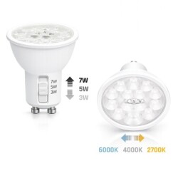 LED GU10 230V 3/5/7W CCT 820lm SPECTRUM 608169