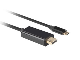 KABEL USB-C(M)-DISPLAYPORT(M) 3M 4K 60HZ CZARNY LANBERG
