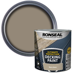 Ronseal 39164 Ultimate Protection Decking Paint Warm Stone 2.5 litre