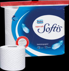 Softis toilet paper 4-ply 9 rolls