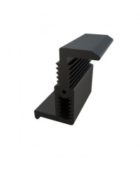 Klema końcowa regulowana czarny lakier