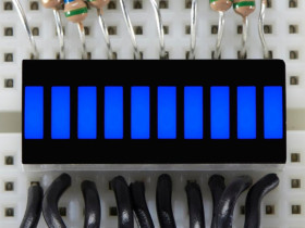 Adafruit 10 Segment Light Bar Graph LED Display - Blue