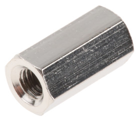 Kołek dystansowy gwintowany gwint M3 długość 10mm Mosiądz Żeński/żeński Sześciokątny Essentra