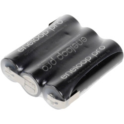Panasonic 135551 eneloop Pro AA NiMH Battery Pack 3x 2450mAh Rechargeable
