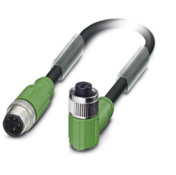 Przewód czujnik-siłownik ze złączem Złącze M12 liczba rdzeni 3 długość 1m Rodzaj A Męskie Złącze B Złącze M12