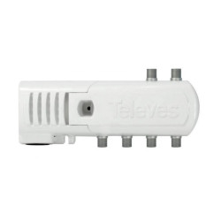 Wzmacniacz antenowy 1/4 TELEVES IOTRONIC, regulowany 3-18dB