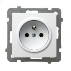 AS biały GP-1GZ/m/00 Gniazdo poj. zu. OSPEL