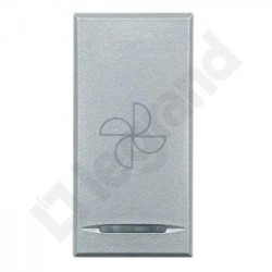 AX:KLAWISZ WENTYLATOR 1M ALU HC4915BC /10szt./