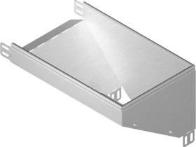 Kolanko redukcyjne KRPBJ50H50 prawe grubość blachy 1,0mm 154603 BAKS