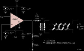 1.1A, 35MHz Current Feedback Amplifier