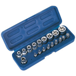 Sealey AK6191 Trx-star Socket and Bit Set 19pc