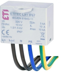 Ogranicznik przepięć typ T2+T3 (C+D) ETITEC LX1 IP67 LED TT/TNS 002442983
