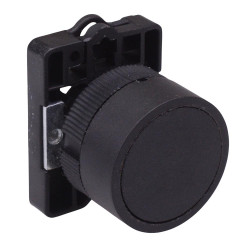 Techna PtecPNBlack Black Flush Push Button Switch