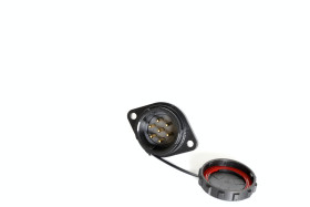 Złącze wielostykowe przemysłowe 7-pinowe Montaż na kołnierzu Gniazdo RS PRO