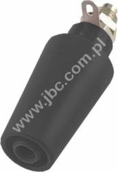 3283-F-SW Gniazdo bezp. 4mm, przyłącze M6, 36A, czarny, ELECTRO-PJP, 3283FSW