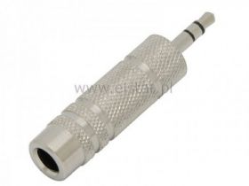 Jack 3,5 ST WT - GN Jack 6,3 stereo metal