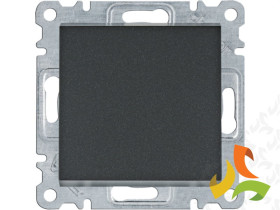 LUMINA Wyłącznik pojedynczy 2-biegunowy czarny WL0063 HAGER