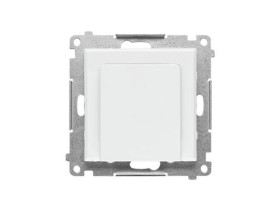 SIMON 55 Wyłącznik hotelowy elektroniczny z podświetleniem LED przekaźnik 16 A 230 V z opóźnieniem 10 20 30 s. biały mat TEWH1.0