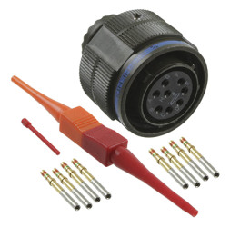 Złącze 8-pinowe Męski Amphenol Limited Żeński Swobodne zawieszanie MIL-DTL-38999 rozmiar 13