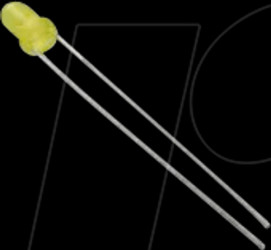 151031YS06000 LED, 3 mm, wired, yellow, 60 mcd, 60°